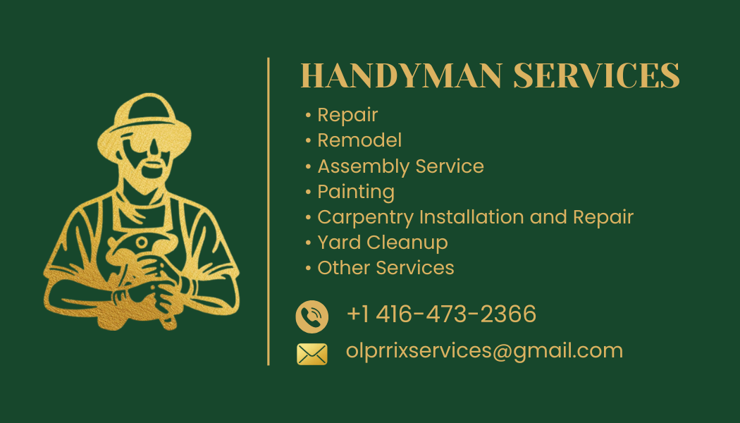 Handyman Services - repair, remodel, painting and more