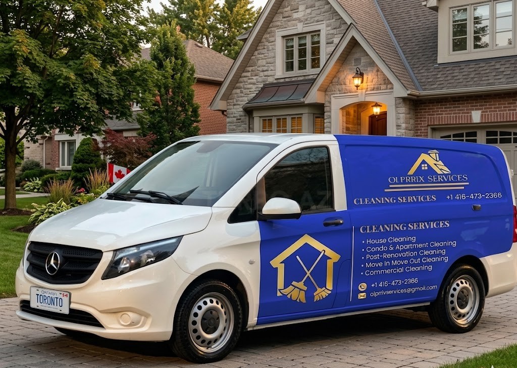Olprrix Services cleaning van serving Toronto and the GTA